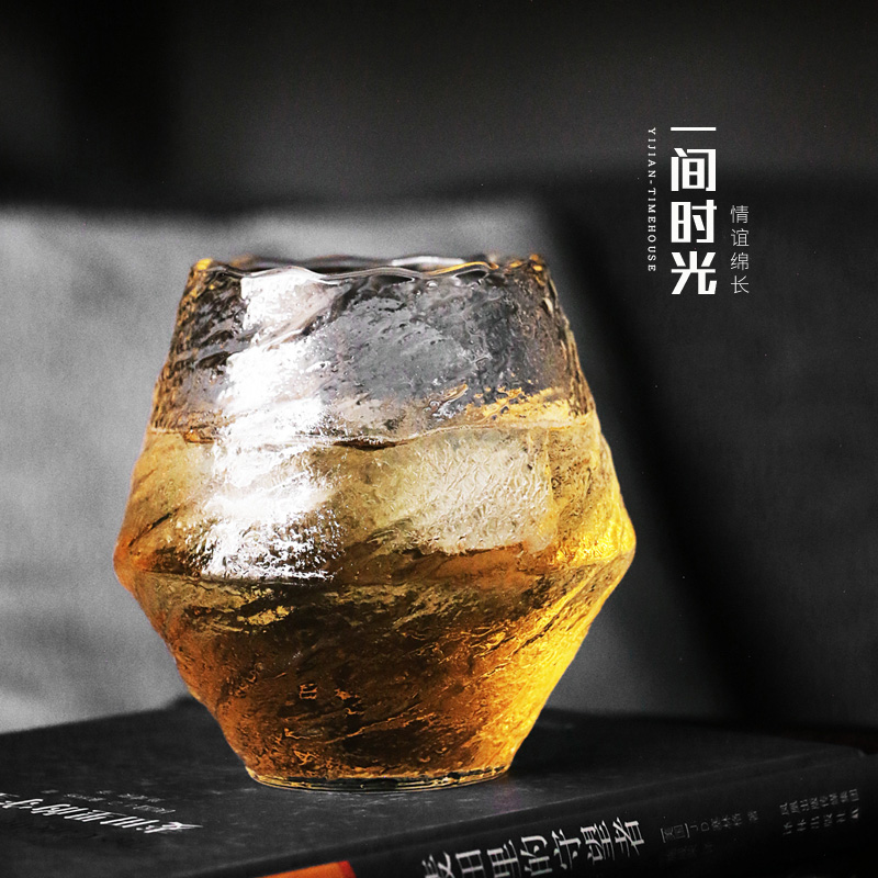 日式手工锤纹玻璃杯，添彩你的威士忌时光
