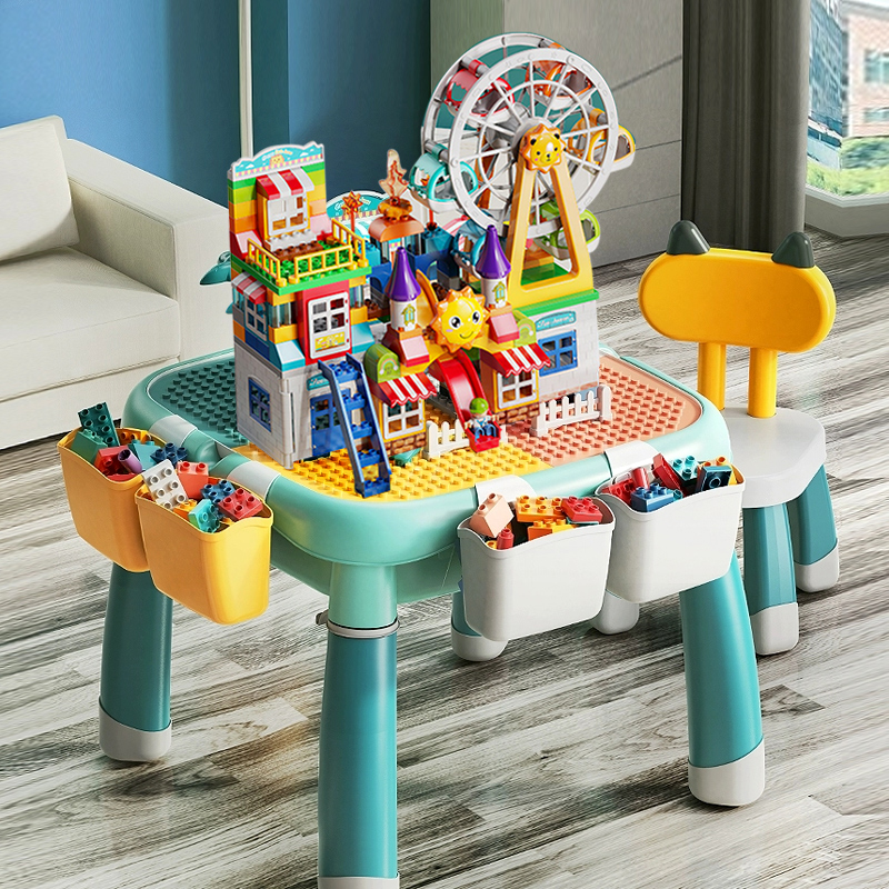 费乐积木桌-儿童多功能玩具桌，绝对是孩子的最爱！
