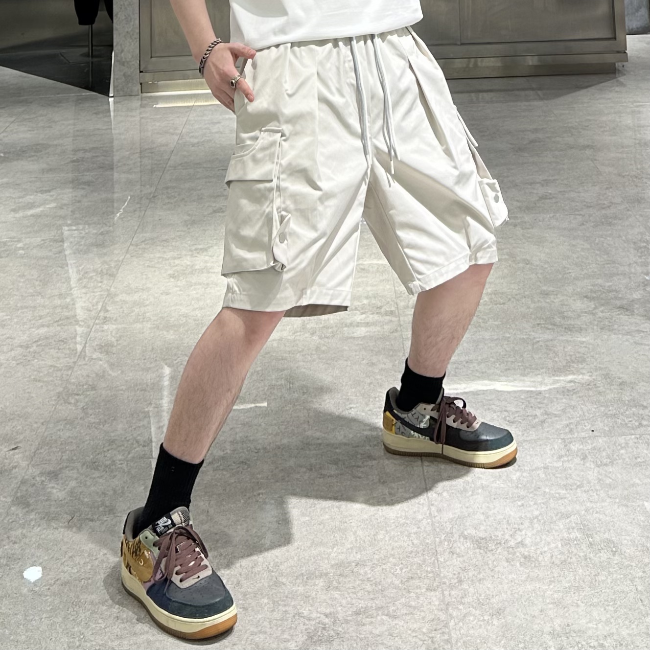 男士日系宽松五分裤，时尚潮流打造型男风范