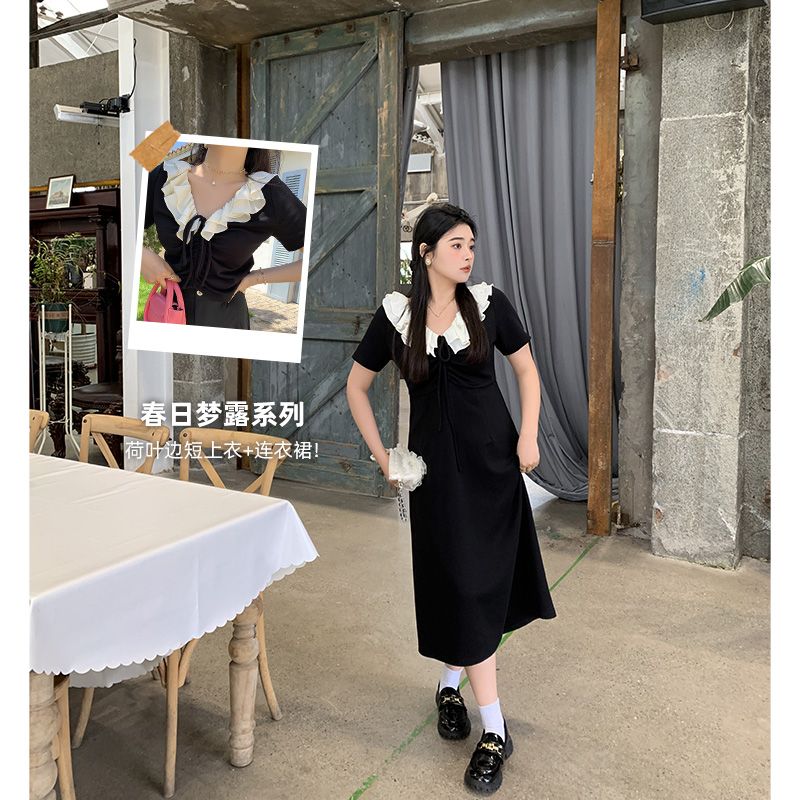 【清新夏日必备】微胖mm的赫本风连衣裙，穿出性感显瘦
